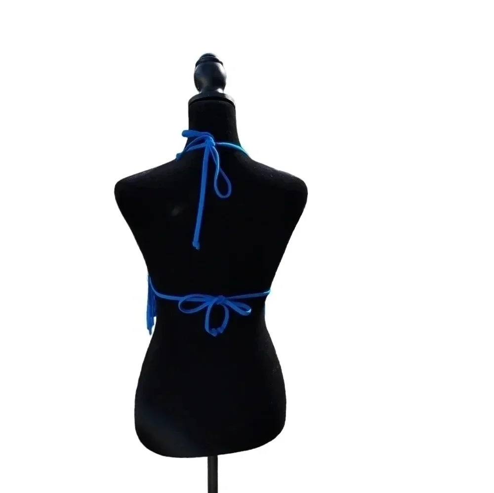 Body Glove Blue Fringe Bikini Top Womens XS - Picture 5 of 10